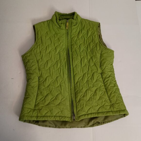 Royal Robbins Green Packable Quilted Outdoor Cottagecore Vest Women’s L - Large - Picture 4 of 16